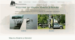 Desktop Screenshot of mikanamarineresort.com